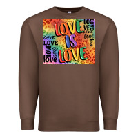 Chestnut Pride love is love Premium Sweatshirt - FaDigitalArtStudio