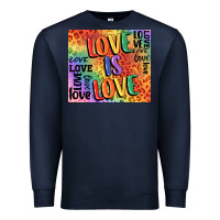 Navy Pride love is love Premium Sweatshirt - FaDigitalArtStudio