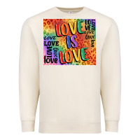 Sandshell Pride love is love Premium Sweatshirt - FaDigitalArtStudio