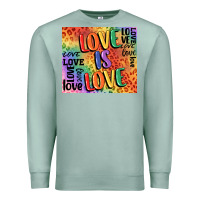 Pride Love Is Love Premium Sweatshirt | Teevron