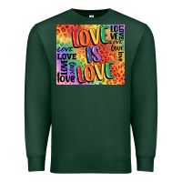 Sports Green Pride love is love Premium Sweatshirt - FaDigitalArtStudio