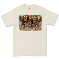 Bone 3 red angus bulls Premium Tee - LillyAllenDesigns