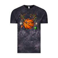Cloud Black Basketball Horn Christmas Vintage Tee - BundleAndBundleShop
