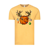 Vintage Mustard Basketball Horn Christmas Vintage Tee - BundleAndBundleShop