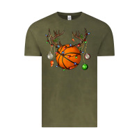 Vintage Olive Basketball Horn Christmas Vintage Tee - BundleAndBundleShop