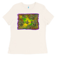 Bone mardi gras background Ladies Tee - BarkalooDesign