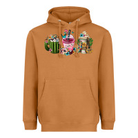 Meerkat Mexican Day Of The Dead Coffee Cups Heavyweight Hoodie - FaDigitalArtStudio