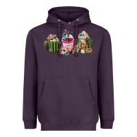 Mexican Day Of The Dead Coffee Cups Heavyweight Hoodie | Teevron