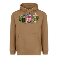 Toasted Coconut Mexican Day Of The Dead Coffee Cups Heavyweight Hoodie - FaDigitalArtStudio