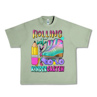 Oil Green rolling into kindergarten Urban Heavy Tee - BundleAndBundleShop