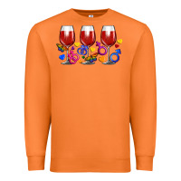 Carrot pride wine cups Premium Sweatshirt - FaDigitalArtStudio