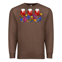 Chestnut pride wine cups Premium Sweatshirt - FaDigitalArtStudio