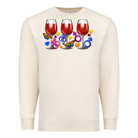 Sandshell pride wine cups Premium Sweatshirt - FaDigitalArtStudio