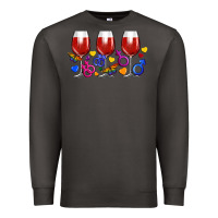 Smoke pride wine cups Premium Sweatshirt - FaDigitalArtStudio
