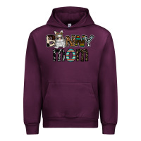 Mauve Wine bunny mom Urban Hoodie - CowhideDigitalArt