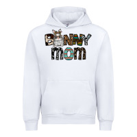 White bunny mom Urban Hoodie - CowhideDigitalArt