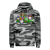 Slate Camo mardi gras gnomes truck Premium Hoodie - OliviaCreatesArt