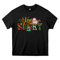 Black true story jesus and mary wıth santa Heavy Core Tee - AdoDesignShop