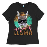Black western no prob llama Ladies Tee - LillyAllenDesigns