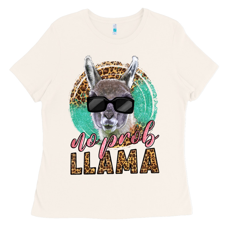 Western No Prob Llama Ladies Tee by LillyAllenDesigns | Teevron