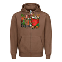 Chestnut but first cocoa Zipper Hoodie - CowGirlArtShop