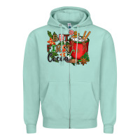 Seafoam but first cocoa Zipper Hoodie - CowGirlArtShop