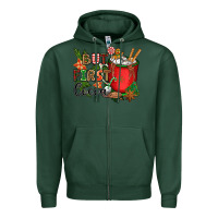 Sports Green but first cocoa Zipper Hoodie - CowGirlArtShop