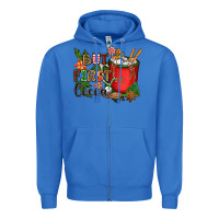 True Royal but first cocoa Zipper Hoodie - CowGirlArtShop