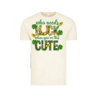 Vintage Arctic Who Needs Luck When You're This Cute St. Patricks Vintage Tee - BundleAndBundleShop
