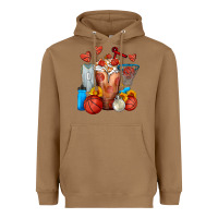 Toasted Coconut Basketball Sunflower Frappe Heavyweight Hoodie - FaDigitalArtStudio