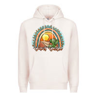 Pale Pink desert darlin' rainbow Premium Hoodie - JahusDesignShop