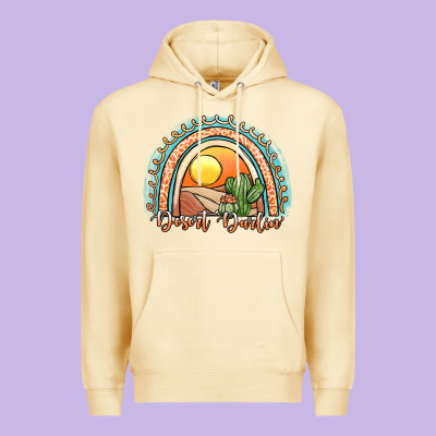 Desert Darlin' Rainbow Premium Hoodie Designed By Jahusdesignshop