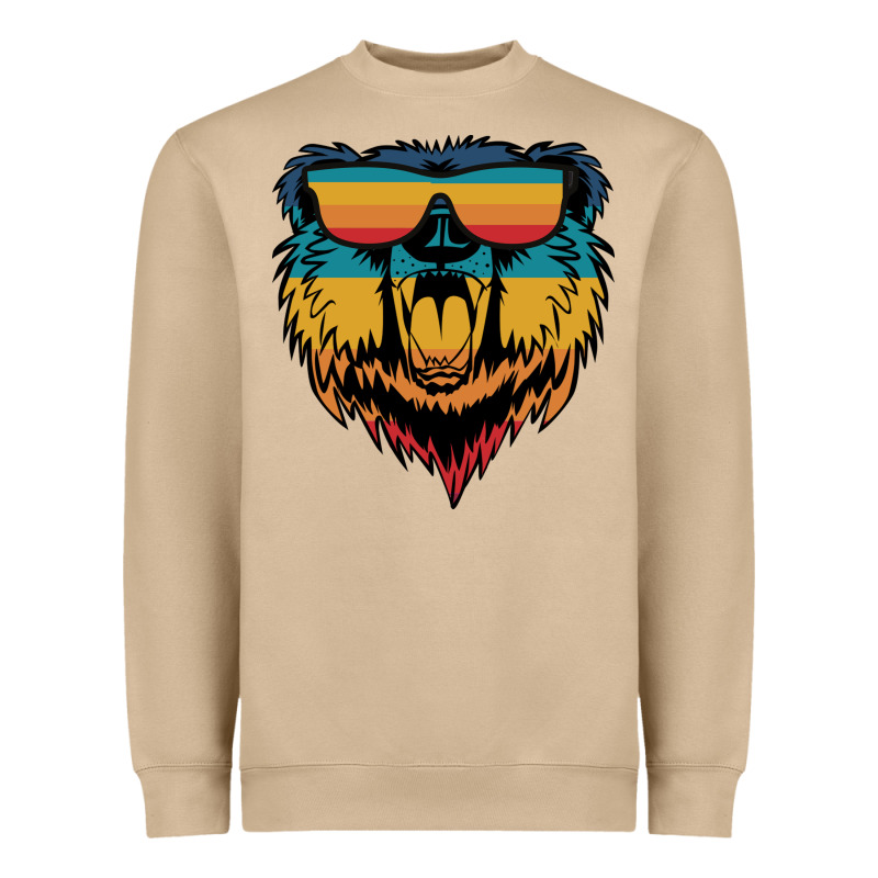 Retro Bear Heavyweight Sweatshirt by Bettercallsaul | Teevron