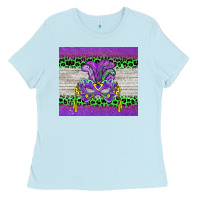 Mardi Gras  Mask Ladies Tee | Teevron