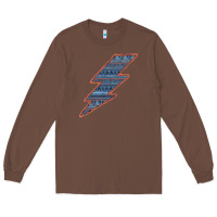 Chestnut Western Orange Border Aztec Lightning Long Sleeve Tee - Bettercallsaul