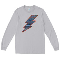 Moon Dust Western Orange Border Aztec Lightning Long Sleeve Tee - Bettercallsaul