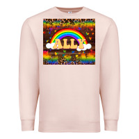Pale Pink Ally Premium Sweatshirt - FaDigitalArtStudio