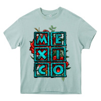 Mexico With Roses Heavy Core Tee | Teevron