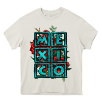 Cream mexico with roses Heavy Core Tee - Jasminsmagicworld