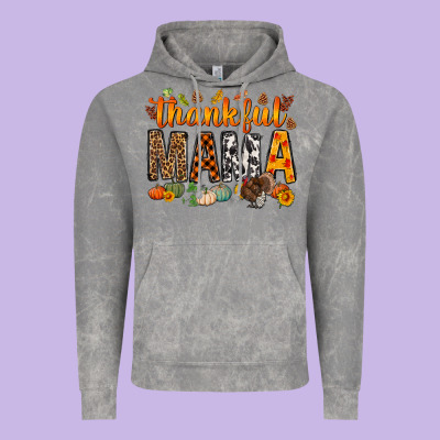 Thankful Mama Bbs Vintage Hoodie Designed By Bundleandbundleshop