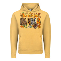 Vintage Mustard thankful mama bbs Vintage Hoodie - BundleAndBundleShop