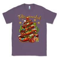 Lavender Christmas Feliz Navidad Classic Tee - BundleAndBundleShop