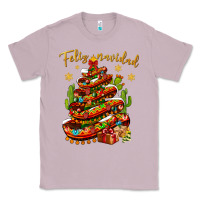 Lilac Christmas Feliz Navidad Classic Tee - BundleAndBundleShop