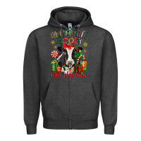 Charcoal Heather have yourself a little christmas cow Zipper Hoodie - CowGirlArtShop