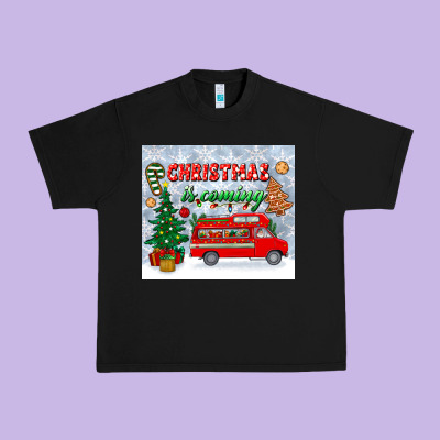 Christmas Is Coming Tumbler Urban Heavy Tee Designed By Bundleandbundleshop