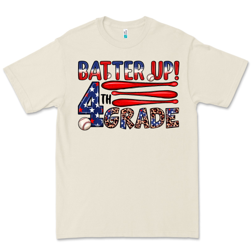 Batter Up 4th Grade Premium Tee by JahusDesignShop | Teevron