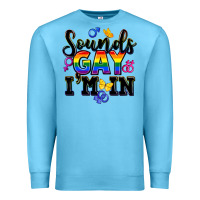 Ocean Blue sounds gay im in Premium Sweatshirt - FaDigitalArtStudio
