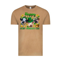 Vintage Camel Happy Saint Patrick'S Day With Clover Vintage Tee - BundleAndBundleShop