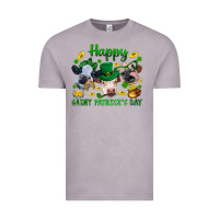 Vintage Zinc Happy Saint Patrick'S Day With Clover Vintage Tee - BundleAndBundleShop