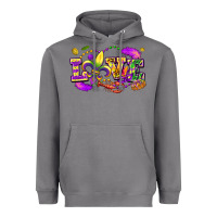 Storm Love Mardi Gras Heavyweight Hoodie - FaDigitalArtStudio